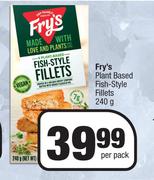Fry's Plant Based Fish Style Fillets-240g Per Pack