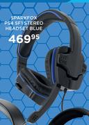 Sparkfox PS4 SF1 Stereo Headset (Blue)