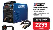 Pro-Max Inverter Welder 200A 850007452