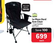 Camp Master Le Mans Hard Arm Chair 377147
