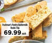 Fruitman's Pantry Buttermilk Rusks-1Kg Each
