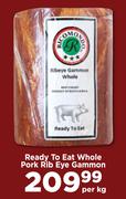 Ready To Eat Whole Pork Rib Eye Gammon-Per Kg