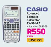 Casio Advanced Scientific Calculator FX 991 ZA-Each