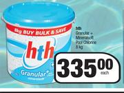 HTH Granular + Minerasoft Pool Chlorine-8kg Each