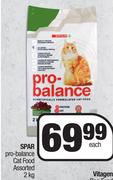 Spar Pro-Balance Cat Food Assorted-2kg Each
