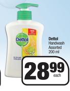 Dettol Handwash Assorted-200ml Each