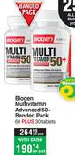 Biogen Multivitamin Advanced 50+ Banded Pack 60 Plus 30 Tablets-Per Pack