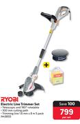 Ryobi Electric Line Trimmer Set-Per Set