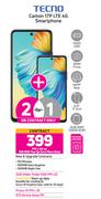 2 x Tecno Camon 17P LTE 4G Smartphone-On 1GB Red Top Up Core More Data + On Promo 70