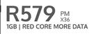 Samsung Galaxy S22+ 5G 256GB-On 1GB Red Core More Data