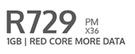 Samsung Galaxy S22 Ultra 5G 256GB-On 1GB Red Core More Data