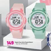 Digital Teen Girls Pastel Watch-Each