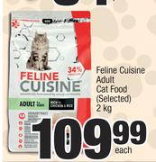Feline Cuisine Adult Cat Food (Selected)-2Kg Each