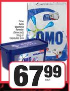 Omo Auto Washing Powder (Selected) 3Kg Or Capsules 24's-Each