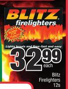 Blitz Firelighters-12's Each