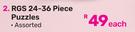 RGS 24-36 Piece Puzzles Assorted-Each