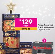 Prima Assorted Tradition Games-Each