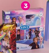 4 In 1 Character Puzzles Assorted-Each