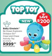 Top Toy Baby Einstein Be Ocean Explorers, Octopus Go, Crawl And Chase, Activity Toy BF-0018146