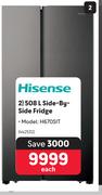 Hisense 508L Side By Side Fridge H670SIT