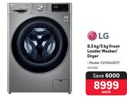 LG 8.5Kg/5Kg Front Loader Washer/Dryer F2V5GGP2T