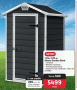 Keter 1.29 x 1.03m Manor Garden Shed 371890
