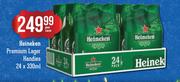 Heineken Premium Lager Handies-24 x 330ml Per Case