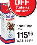 Controlice Head Rinse-100ml