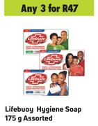 Lifebuoy Hygiene Soap Assorted-For 3 x 175g