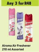 Airoma Air Freshener Assorted-For 3 x 210ml