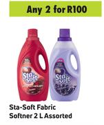 Sta Soft Fabric Softener Assorted-For 2 x 2L