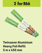 Twinsaver Aluminium Heavy Foil Refill-For 2 x 5m x 450mm