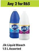 Jik Liquid Bleach Assorted-For 2 x 1.5L