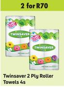 Twinsaver 2 Ply Roller Towels-For 2 x 4s