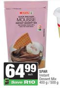Spar Instant Dessert Mix-400g/500g Each