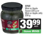 Spar Mint Or Apple Sauce 220g Or Mint Or Apple Jelly 230g-Each