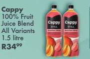 Cappy 100% Fruit Juice Blend All Variants-1.5L