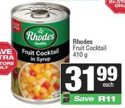 Rhodes Fruit Cocktail-410g Each