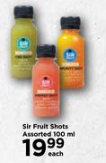 Sir Fruit Shots Assorted-100ml Each