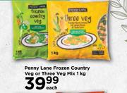 Penny Lane Frozen Country Veg Or Three Veg Mix-1Kg Each