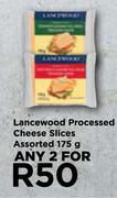 Lancewood Processed Cheese Slices Assorted-For 2 x 175g