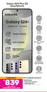 Samsung Galaxy S24 Plus 5G Smartphone-On 2.6GB Red Core More Data