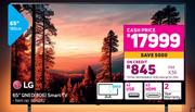 LG 65"(165cm) QNED(806) Smart TV