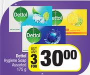 Dettol Hygiene Soap Assorted-For 3 x 175g