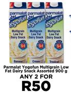 Parmalat Yogofun Multigrain Low Fat Dairy Snack Assorted-For Any 2 x 900g