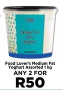 Food Lover's Medium Fat Yoghurt Assorted-For Any 2 x 1Kg