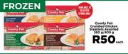 Country Fair Crumbed Chicken Steaklets Assorted-360g/400g Each