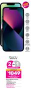 2 x Apple iPhone 14 + Apple iPhone 13-On 1.3GB Red Core More Data + Promo 1GB Data