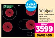 Whirlpool 60cm Touch Control Ceran Hob