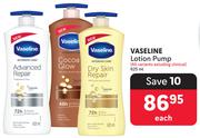 Vaseline Lotion Pump-625ml Each